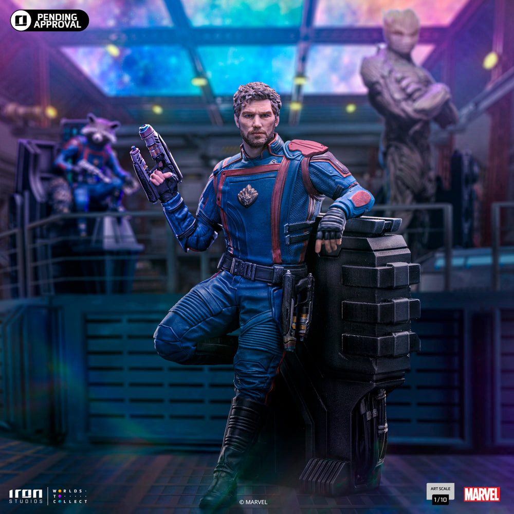 Estátua Sr. das Estrelas - Guardiões da Galaxia 3 - Art Scale 1/10 - Iron Studios