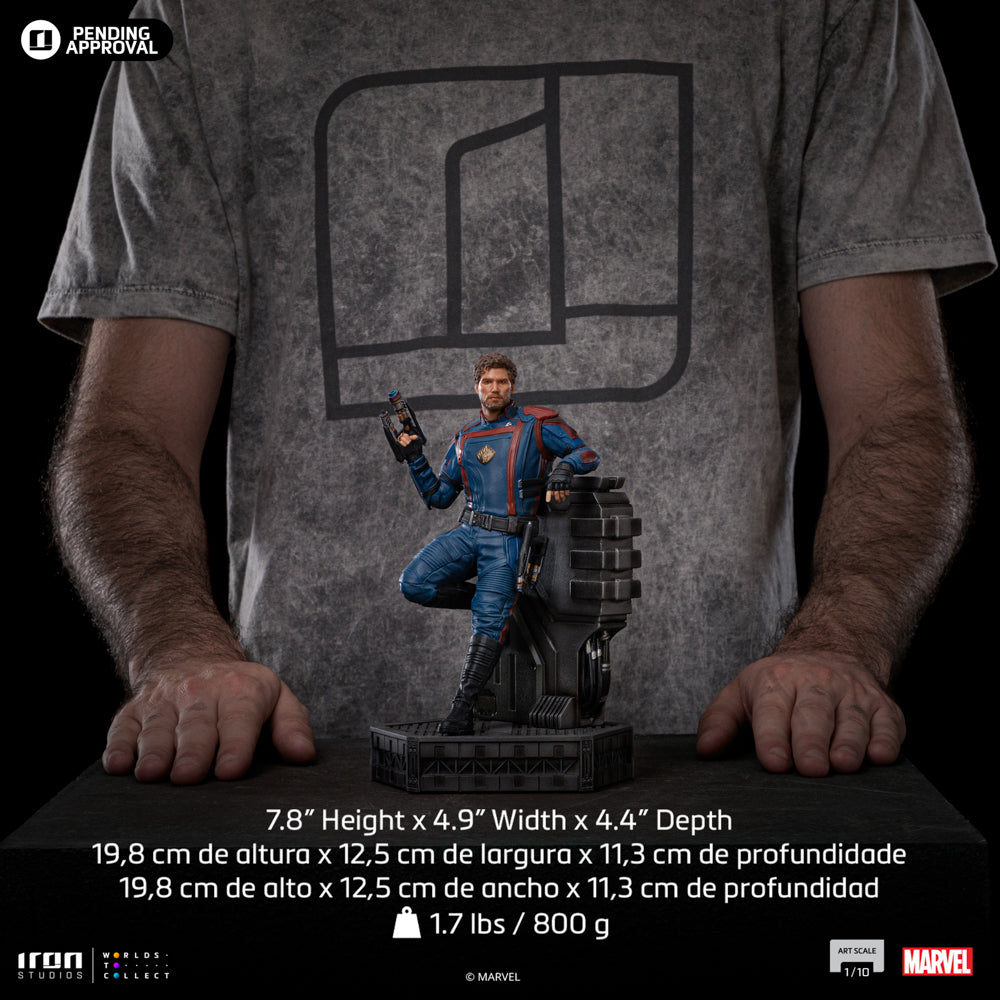 Estátua Sr. das Estrelas - Guardiões da Galaxia 3 - Art Scale 1/10 - Iron Studios