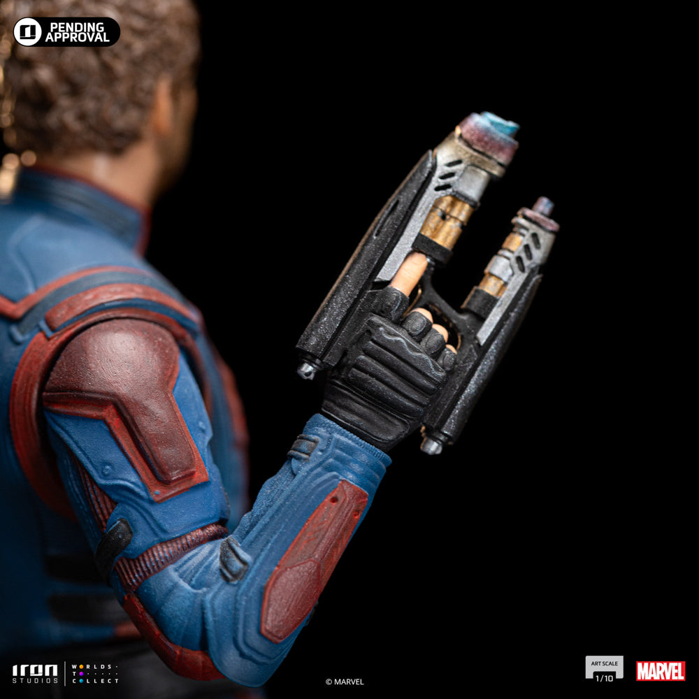 スターロード　フィギュア　iron studios Action Figure Star-Lord Iron Studios Guardiões da Galáxia 3 Escala