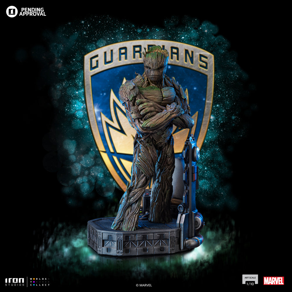Estátua Groot - Guardians of the Galaxy 3 - Art Scale 1/10 - Iron Studios