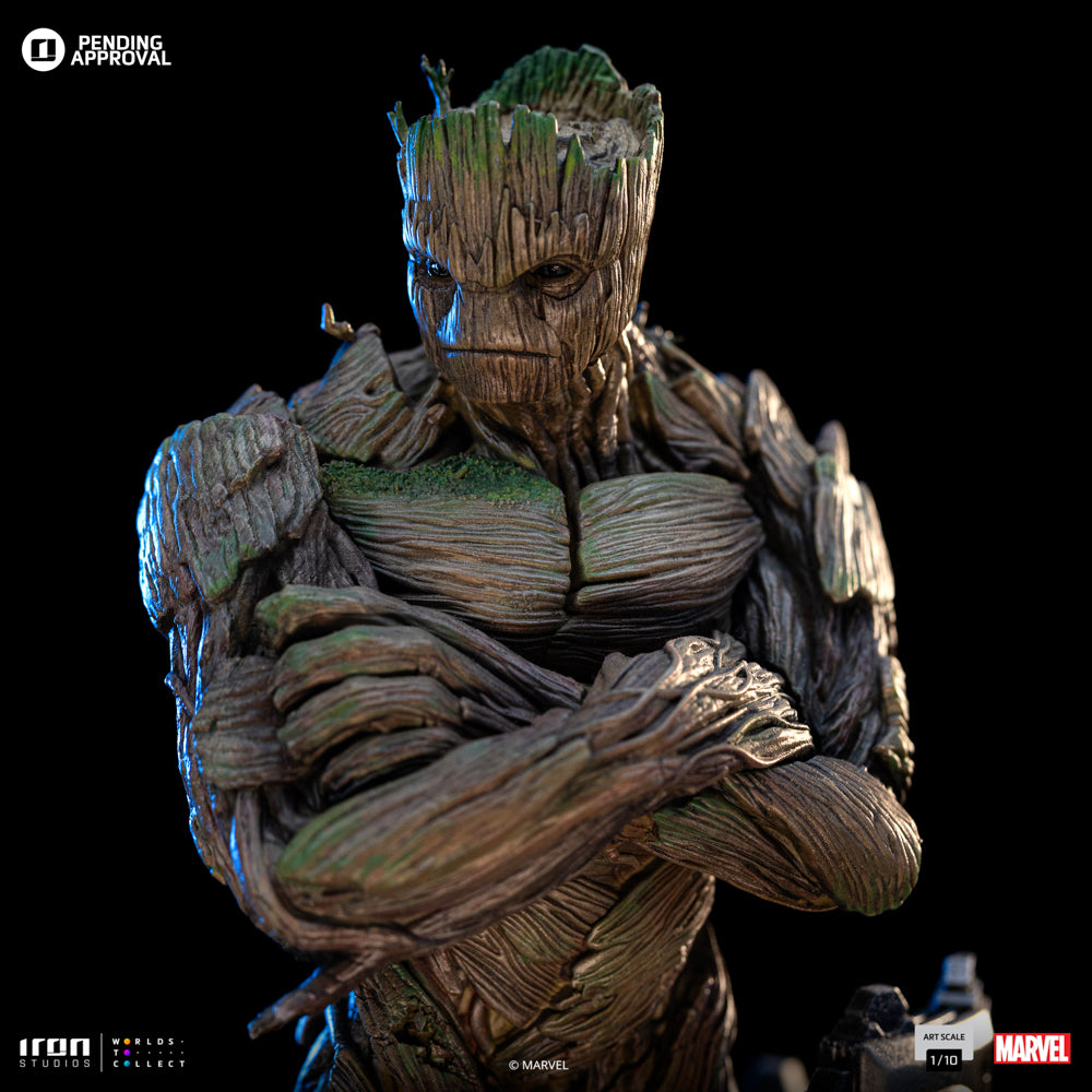 Estátua Groot - Guardians of the Galaxy 3 - Art Scale 1/10 - Iron Studios