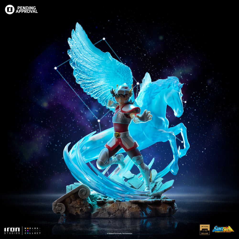 Estátua Pegasus Seiya Deluxe - Saint Seiya - Art Scale 1/10 - Iron Studios