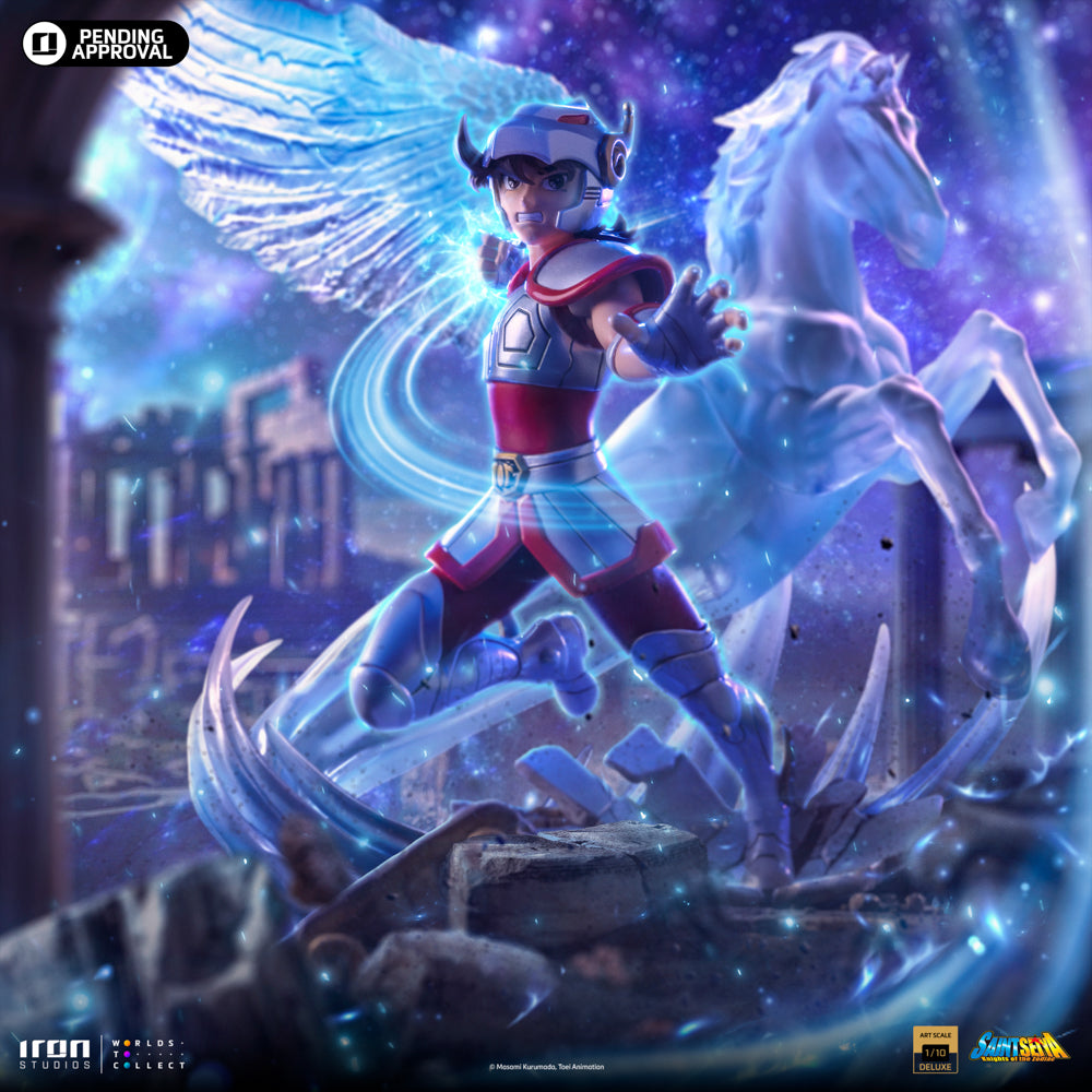 Estátua Pegasus Seiya Deluxe - Saint Seiya - Art Scale 1/10 - Iron Studios