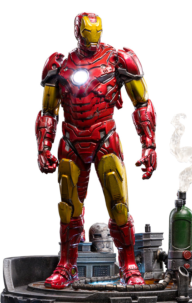 【アイアンスタジオ】アイアンマン【iron studios】 Estátua Iron Man Unleashed Deluxe - Marvel Comics - Art Scale 1/10