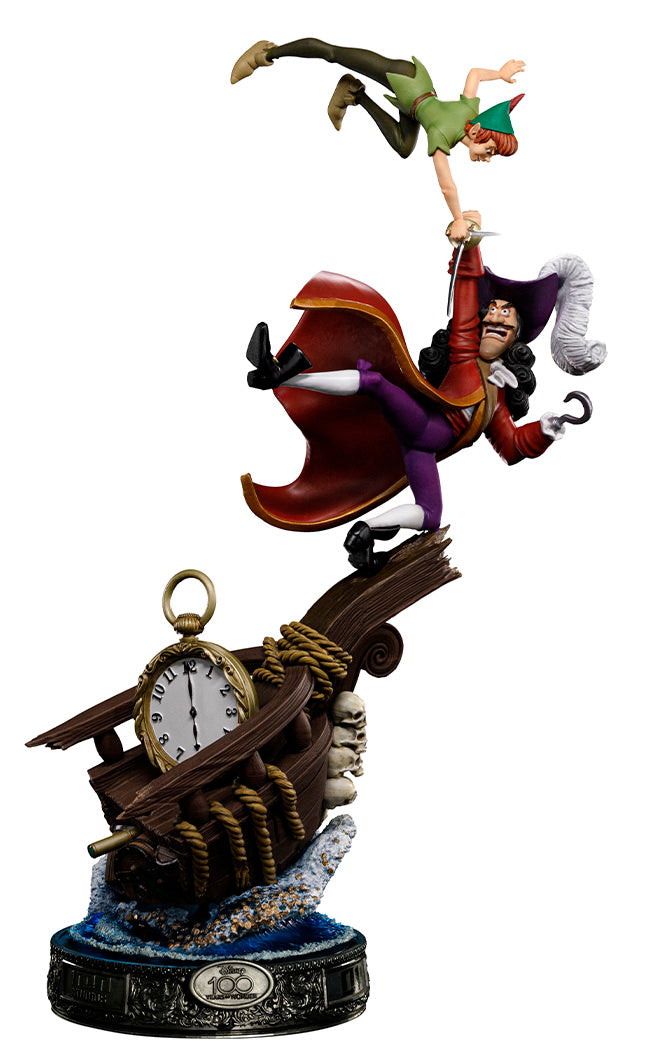 Estátua Peter Pan 100 Years Ver - Disney 100TH - Peter Pan - Art Scale 1/10 - Iron Studios
