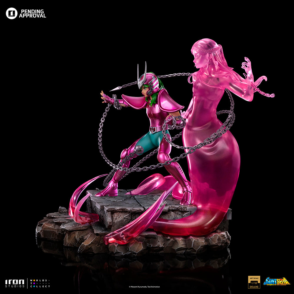 Estátua Andromeda Shun Deluxe - Saint Seiya - Art Scale 1/10 - Iron Studios