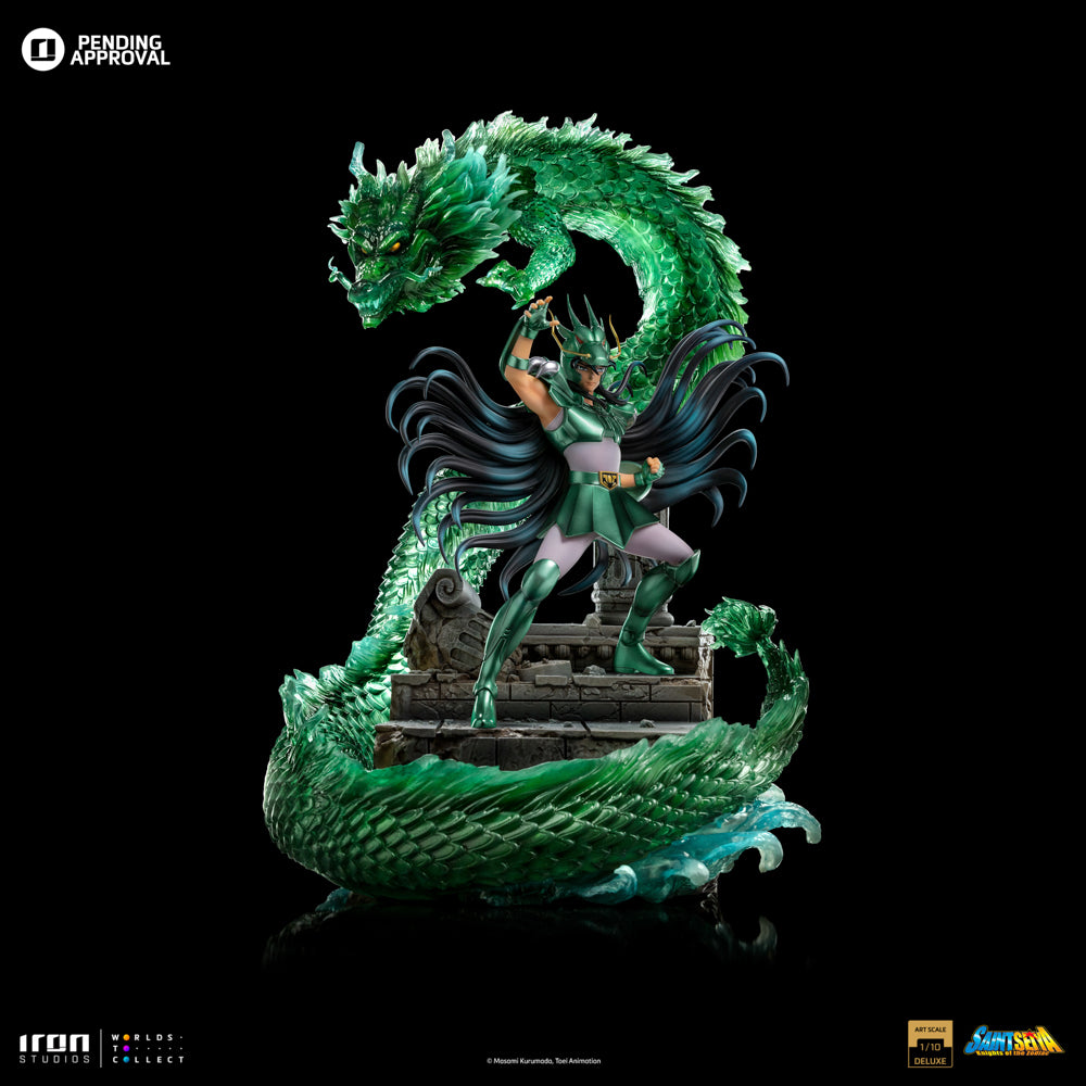 Estátua Dragon Shiryu Deluxe - Saint Seiya - Art Scale 1/10 - Iron Studios