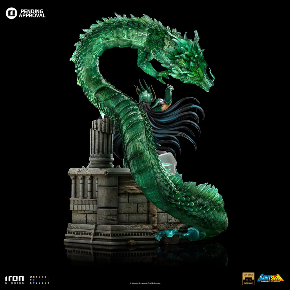 Estátua Dragon Shiryu Deluxe - Saint Seiya - Art Scale 1/10 - Iron Studios