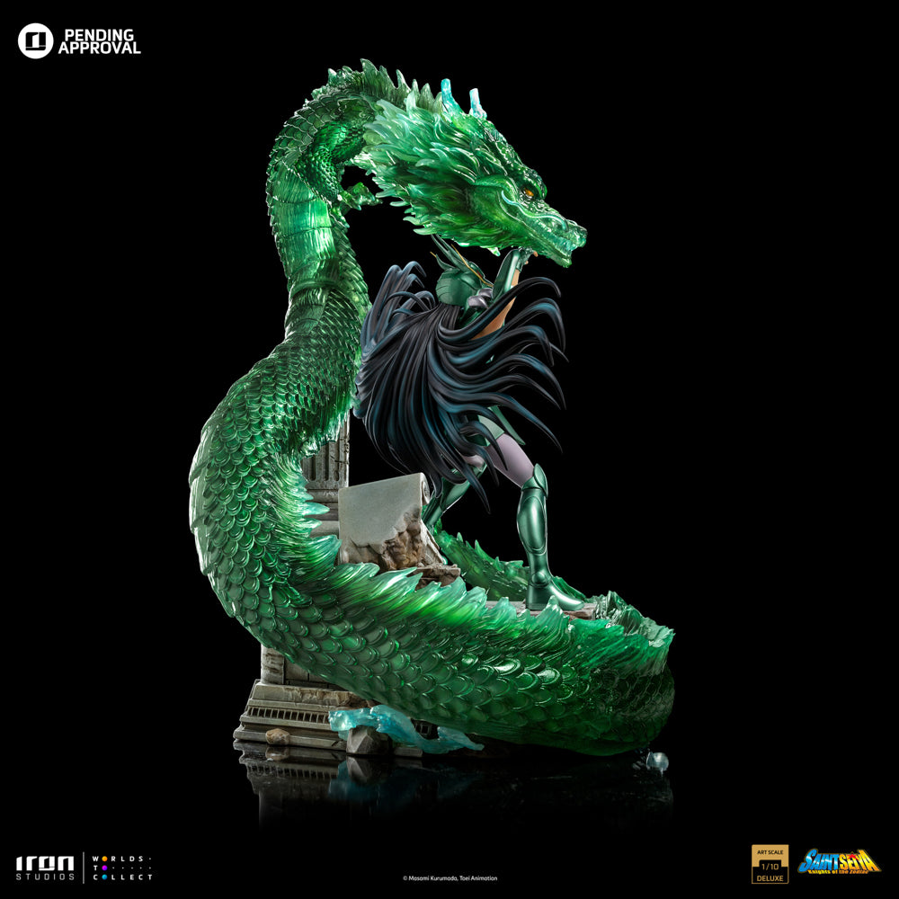 Estátua Dragon Shiryu Deluxe - Saint Seiya - Art Scale 1/10 - Iron Studios