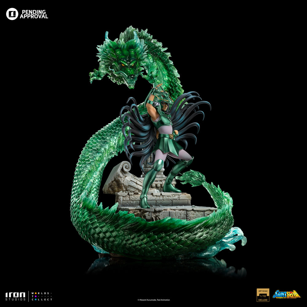 Estátua Dragon Shiryu Deluxe - Saint Seiya - Art Scale 1/10 - Iron Studios