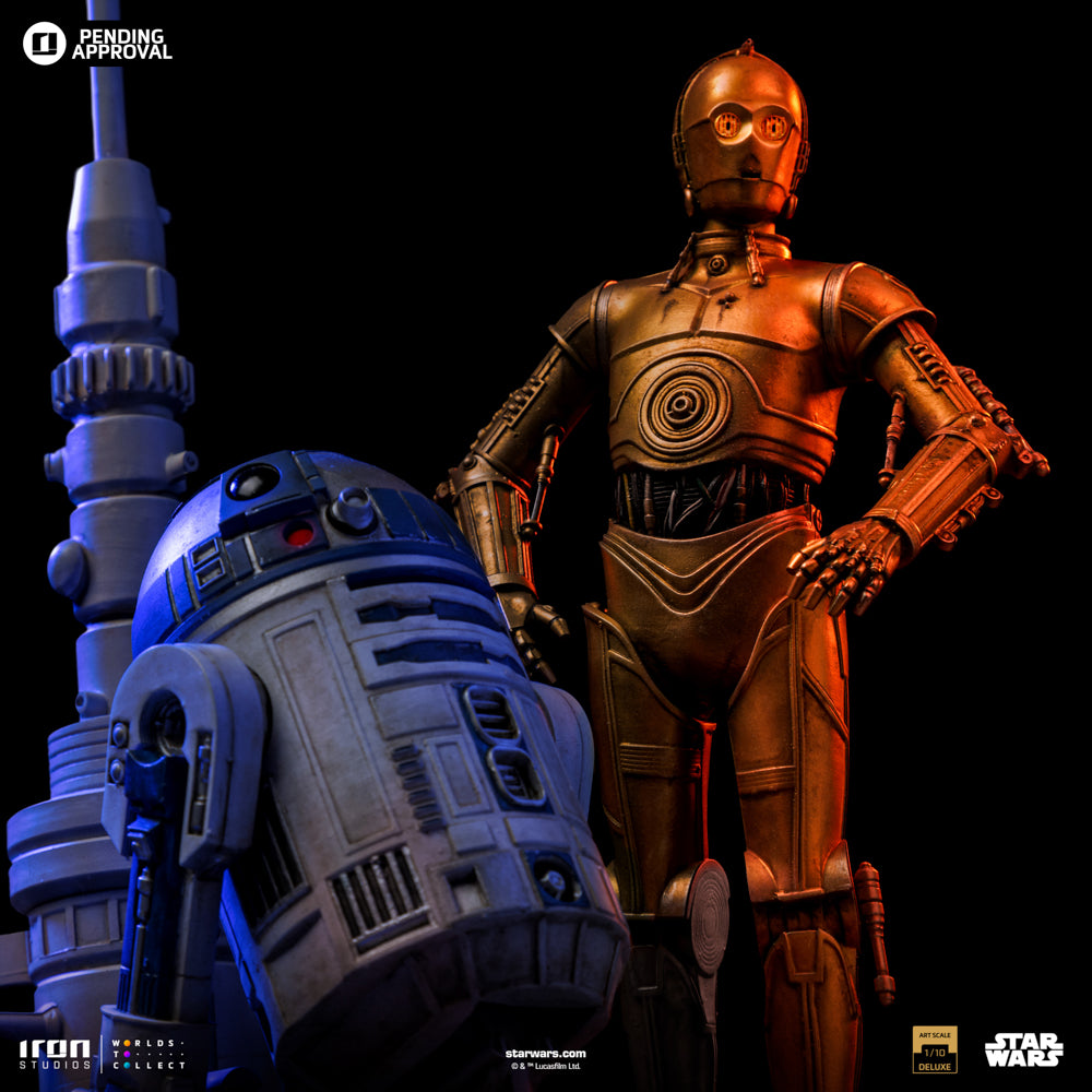 Estátua C-3PO and R2-D2 Deluxe - Star Wars - Art Scale 1/10 - Iron