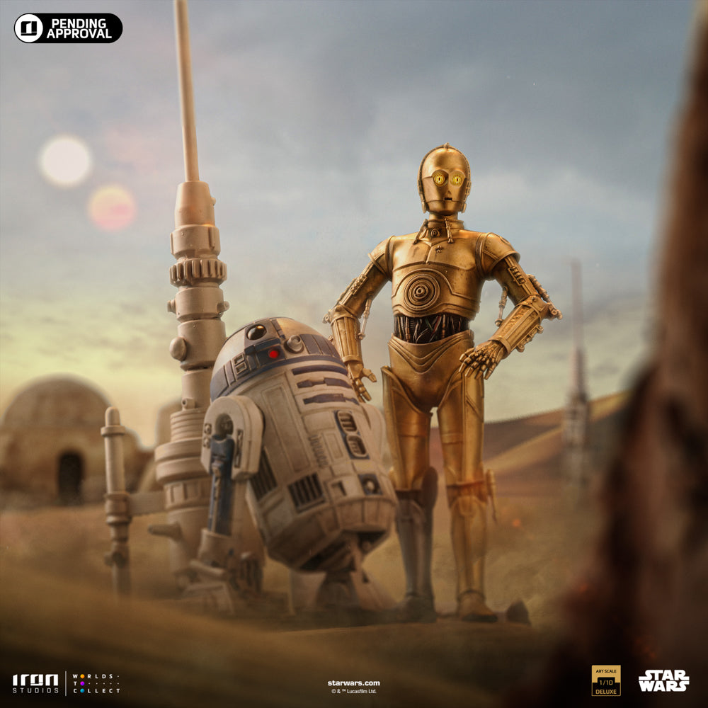 Estátua C-3PO and R2-D2 Deluxe - Star Wars - Art Scale 1/10 - Iron