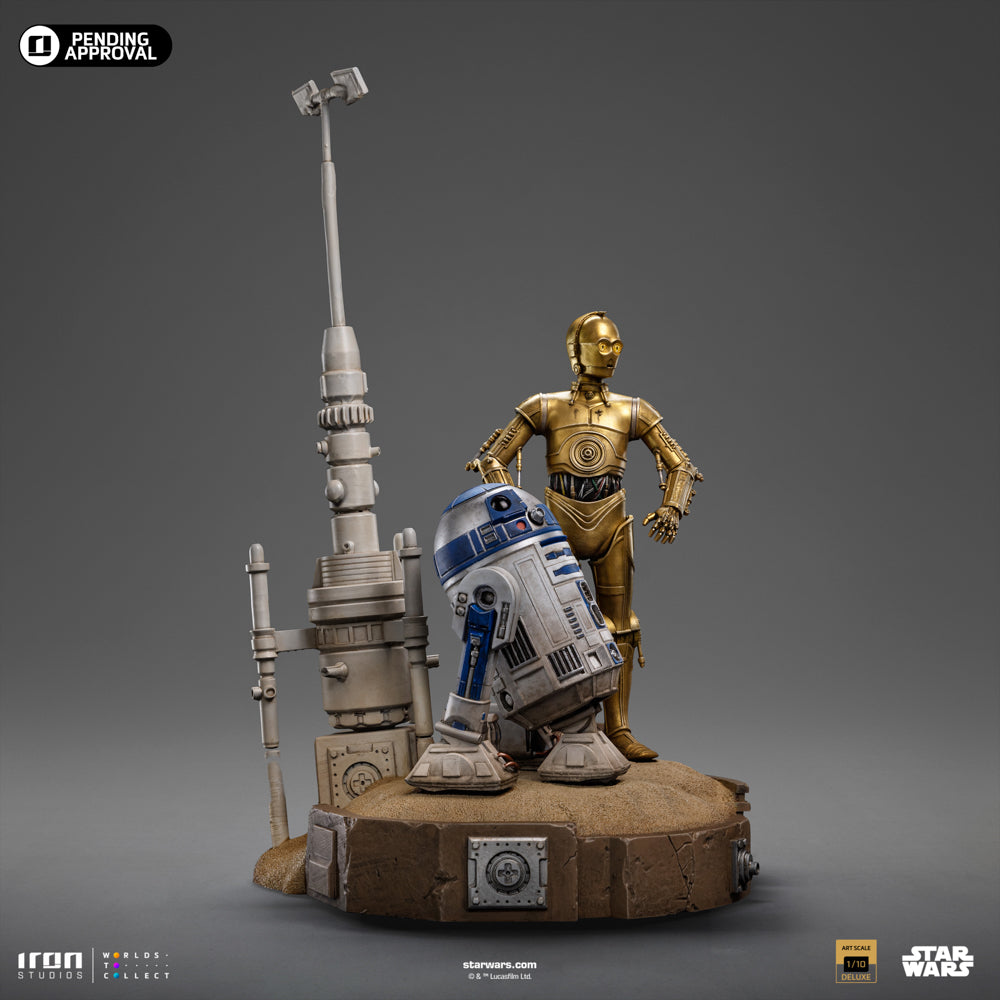 Estátua C-3PO and R2-D2 Deluxe - Star Wars - Art Scale 1/10 - Iron