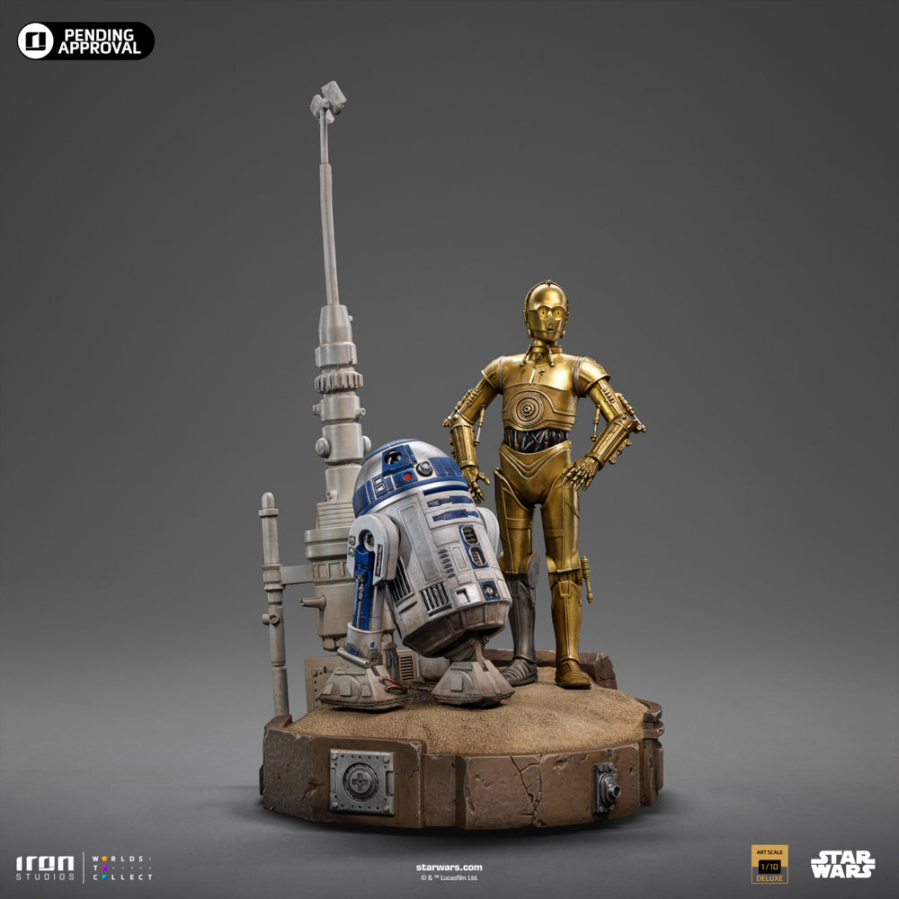 Estátua C-3PO and R2-D2 Deluxe - Star Wars - Art Scale 1/10 - Iron