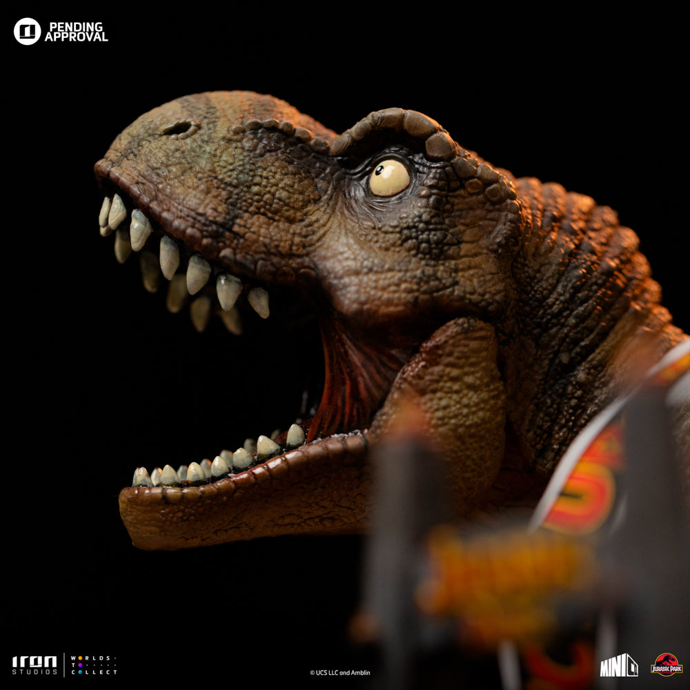 Estátua T-Rex 30TH Anniversary Deluxe - Jurassic Park - MiniCo - Iron Studios