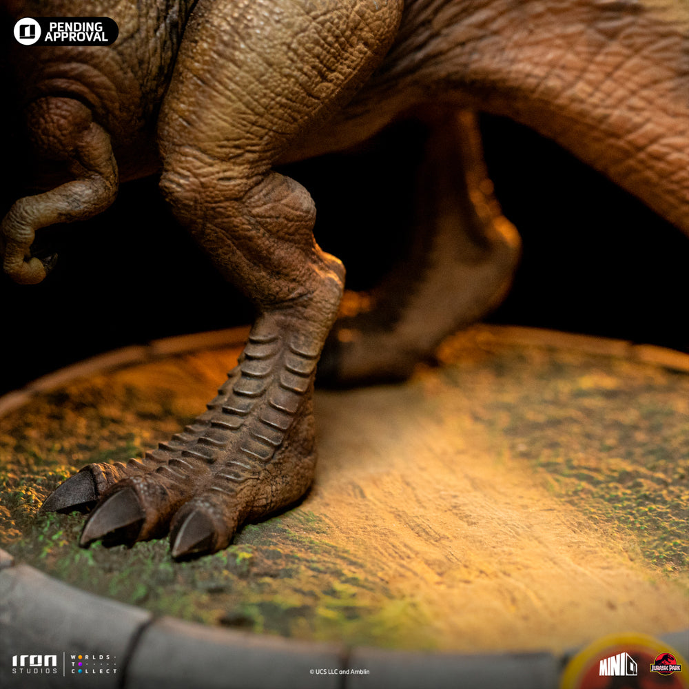 Estátua T-Rex 30TH Anniversary  - Jurassic Park - MiniCo - Iron Studios