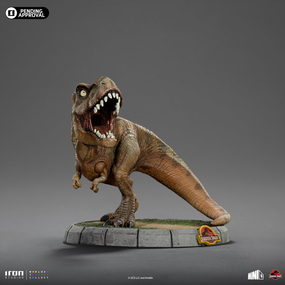 Estátua T-Rex 30TH Anniversary  - Jurassic Park - MiniCo - Iron Studios
