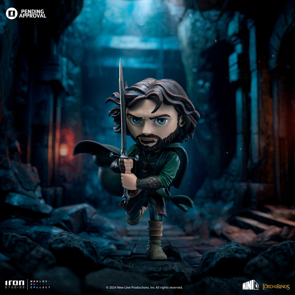 Estátua Aragorn - O Senhor dos Anéis - Minico - Iron Studios