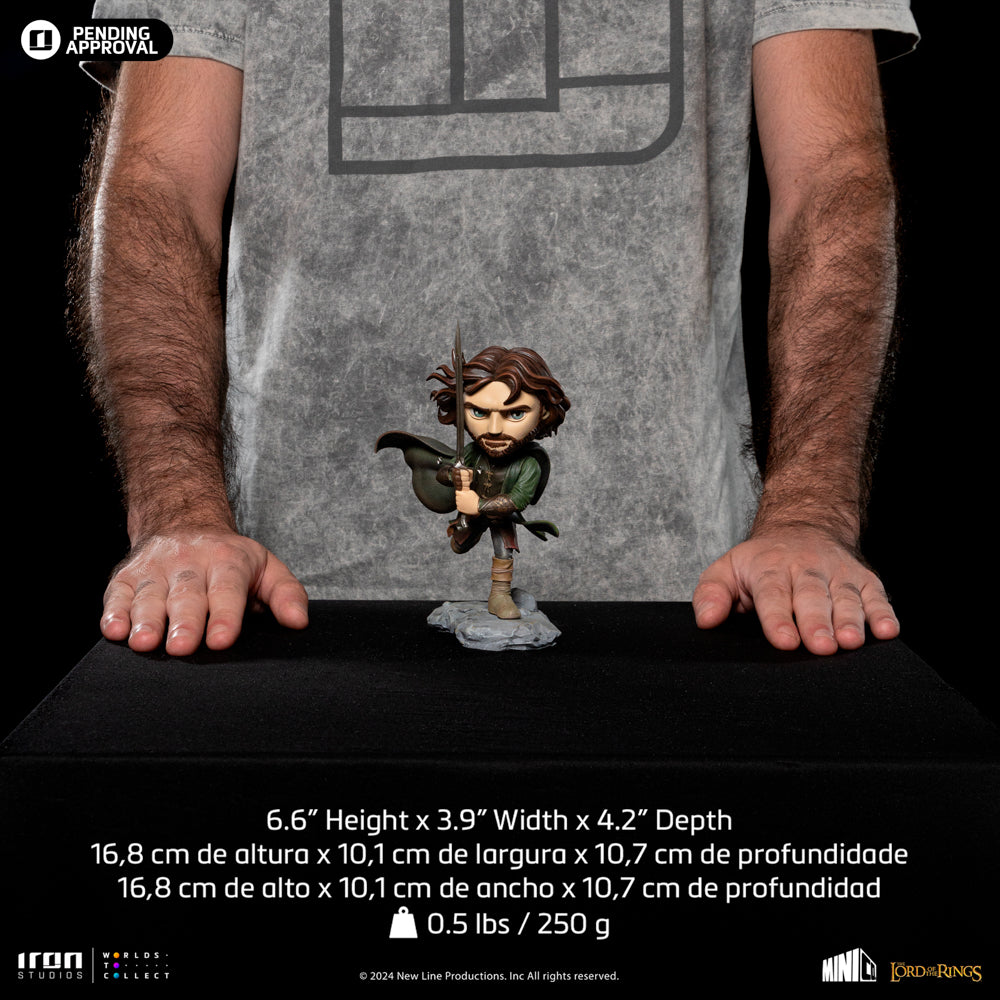 Estátua Aragorn - O Senhor dos Anéis - Minico - Iron Studios