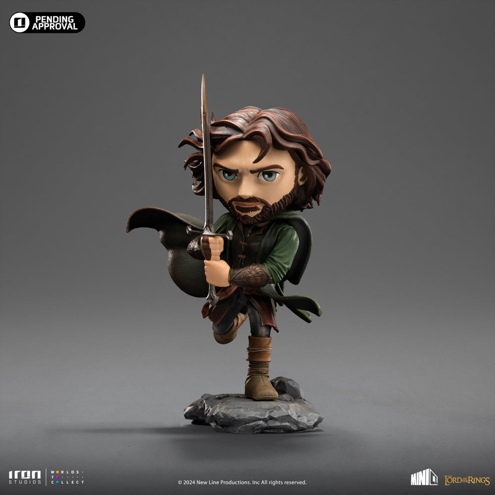 Estátua Aragorn - O Senhor dos Anéis - Minico - Iron Studios