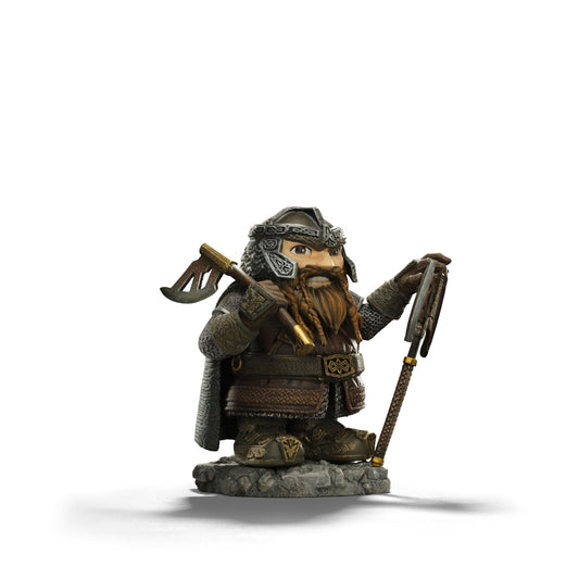 Estátua Gimli - O Senhor dos Anéis - MiniCo - Iron Studios