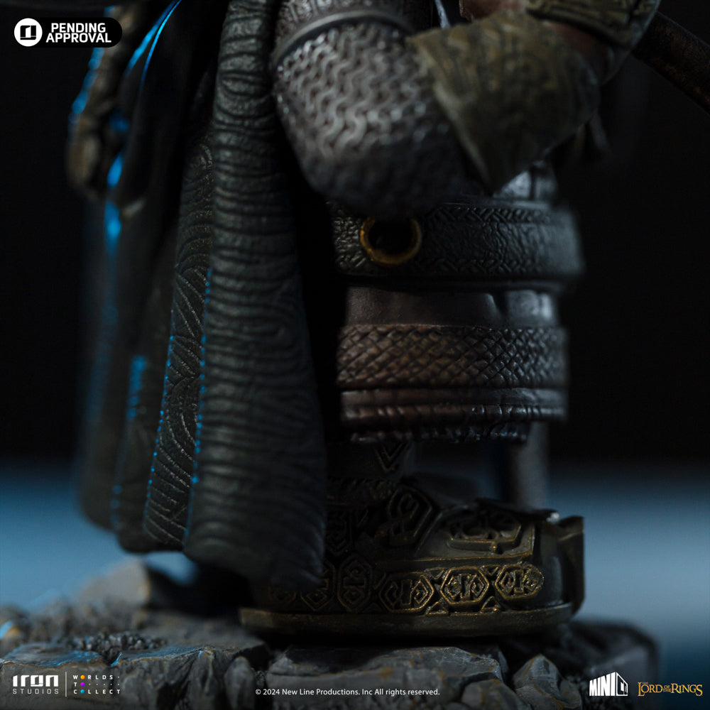 Estátua Gimli - O Senhor dos Anéis - MiniCo - Iron Studios