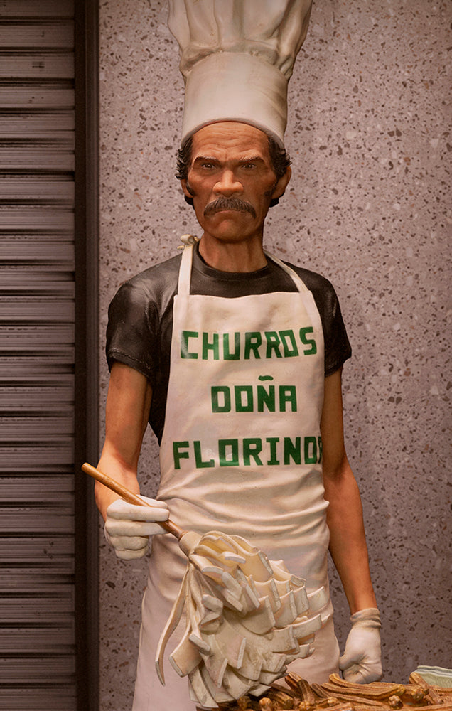Estátua Seu Madruga Churros Ver. - Turma do Chaves - Art Scale 1/10 - Iron Studios