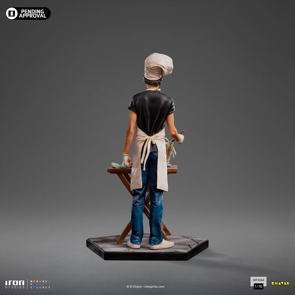 Estátua Seu Madruga Churros Ver. - Turma do Chaves - Art Scale 1/10 - Iron Studios