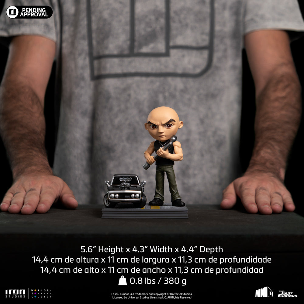 Estátua Dominic Toretto - Velozes e Furiosos - MiniCo - Iron
