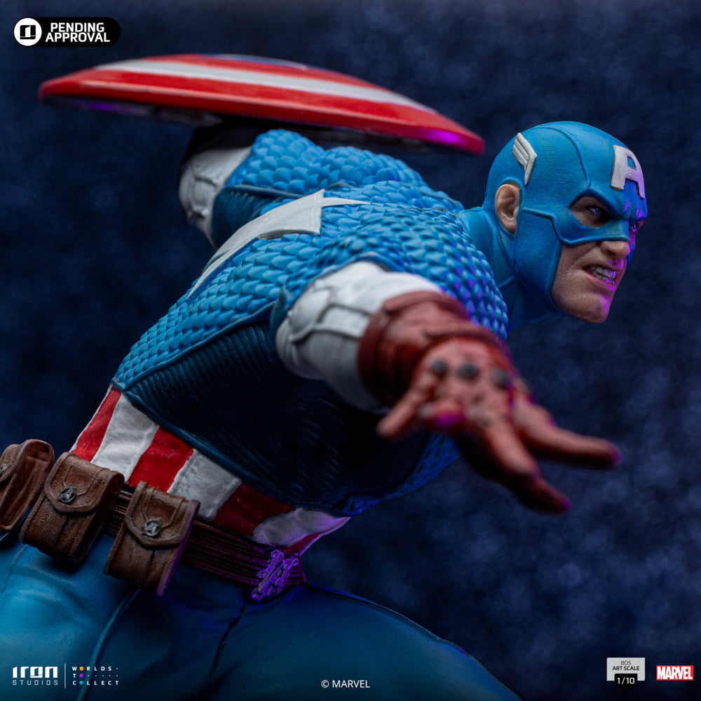 Estátua Capitão América - Infinity Gauntlet Diorama - BDS Art Scale 1/10 - Iron Studios