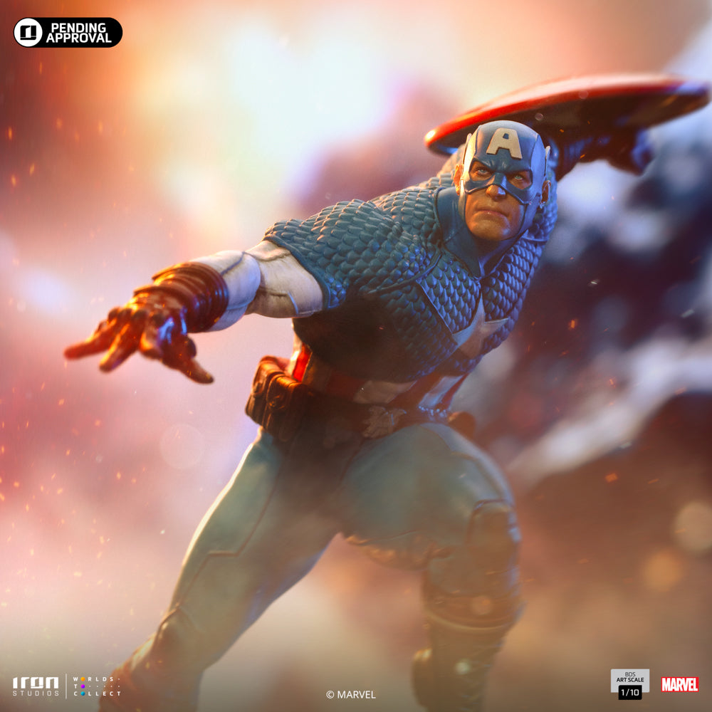 Estátua Capitão América - Infinity Gauntlet Diorama - BDS Art Scale 1/10 - Iron Studios