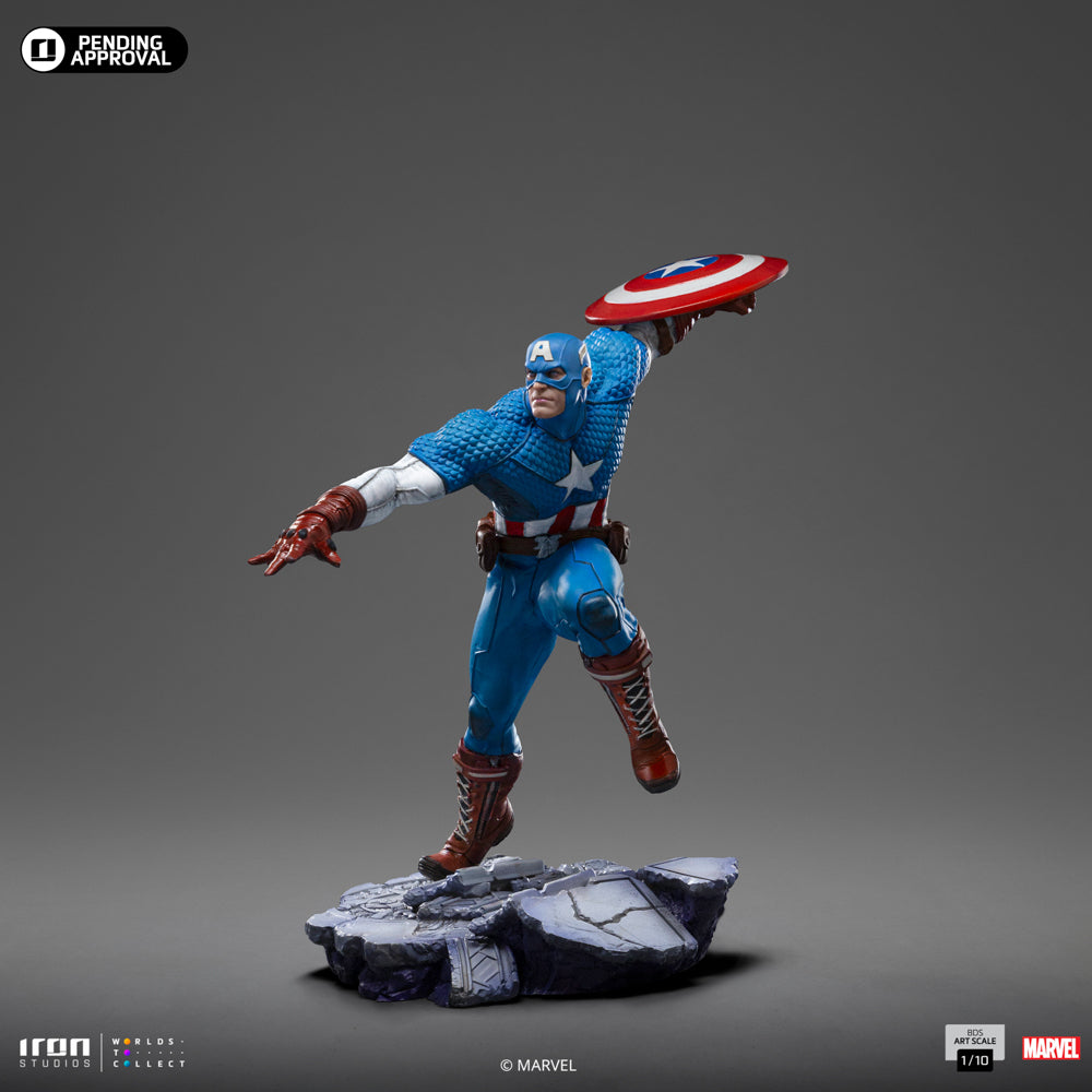 Estátua Capitão América - Infinity Gauntlet Diorama - BDS Art Scale 1/10 - Iron Studios