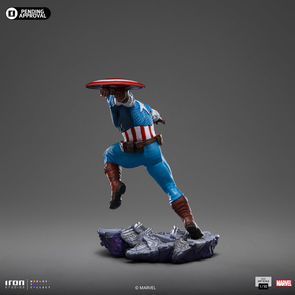 Estátua Capitão América - Infinity Gauntlet Diorama - BDS Art Scale 1/10 - Iron Studios
