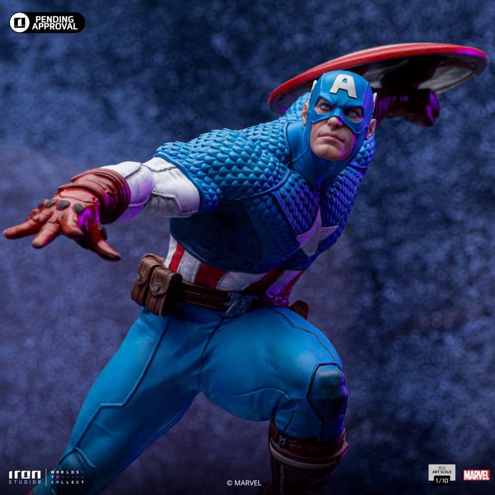 Estátua Capitão América - Infinity Gauntlet Diorama - BDS Art Scale 1/10 - Iron Studios
