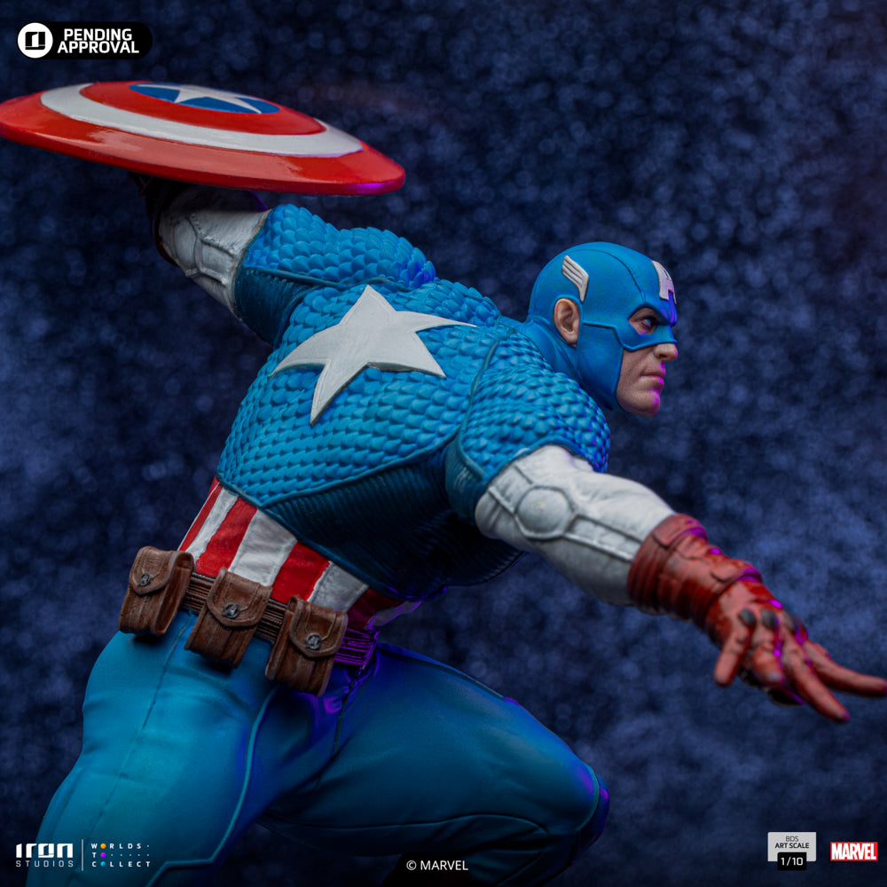 Estátua Capitão América - Infinity Gauntlet Diorama - BDS Art Scale 1/10 - Iron Studios