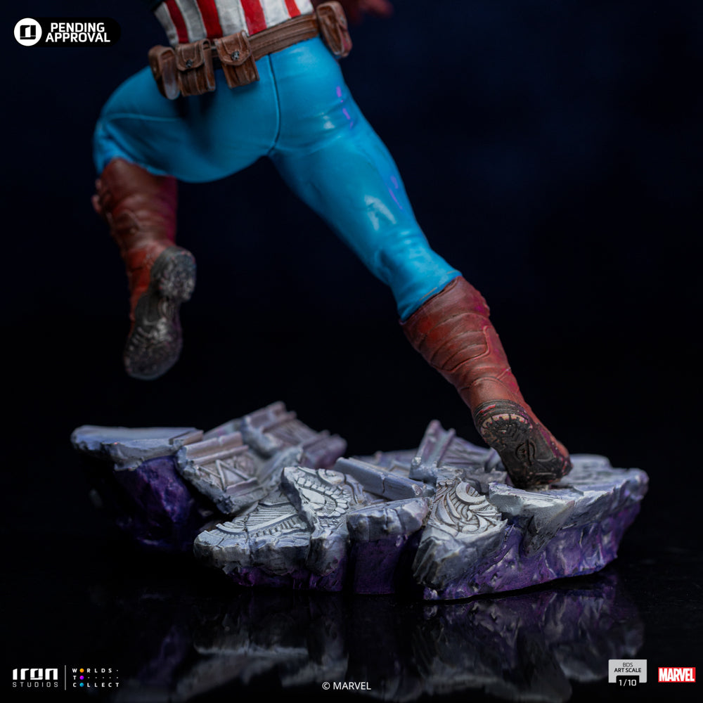 Estátua Capitão América - Infinity Gauntlet Diorama - BDS Art Scale 1/10 - Iron Studios