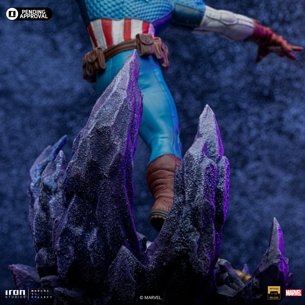 Estátua Capitão América Deluxe - Infinit Gauntlet Diorama - BDS Art Scale 1/10 - Iron Studios