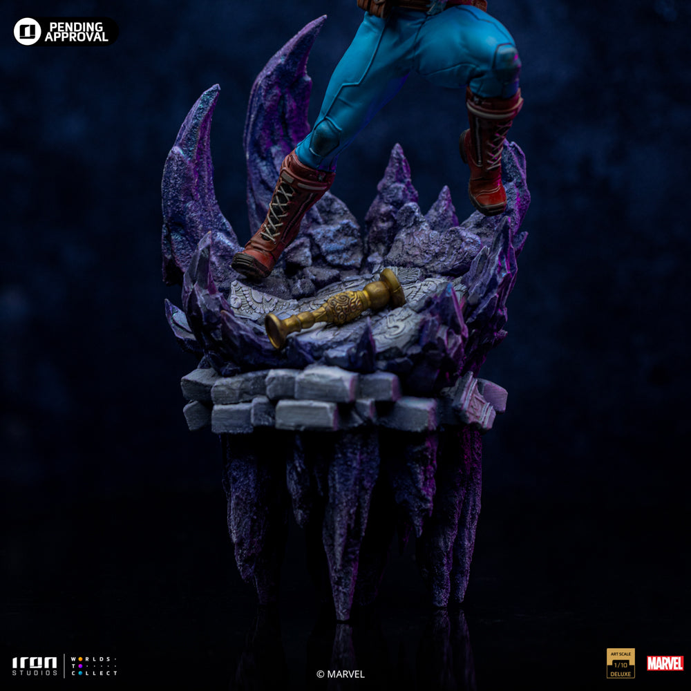 Estátua Capitão América Deluxe - Infinit Gauntlet Diorama - BDS Art Scale 1/10 - Iron Studios