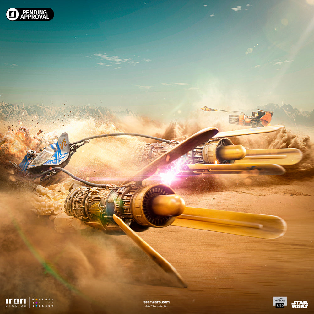 Estátua Anakin's Pod Racer - Star Wars - Demi Scale 1/20 - Iron