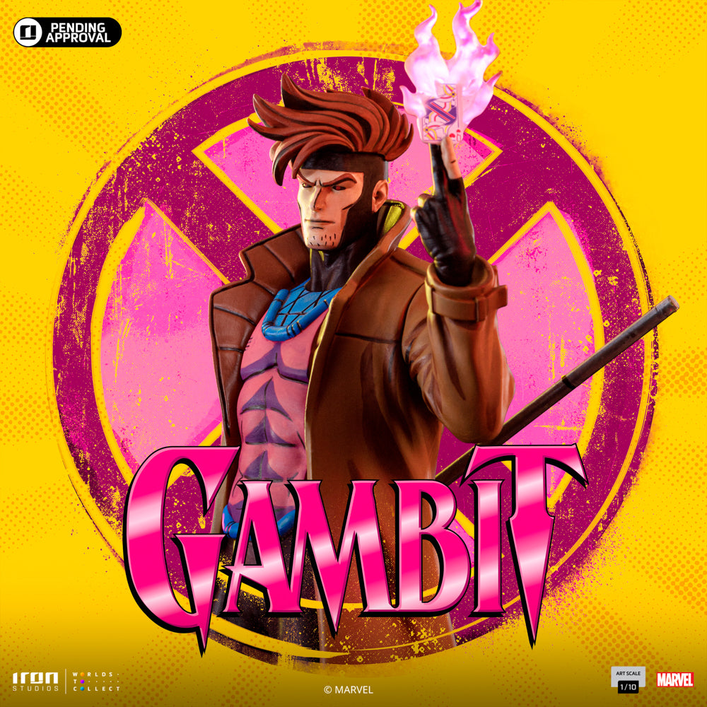 Estátua Gambit - X-men 97 - Art Scale 1/10 - Iron Studios