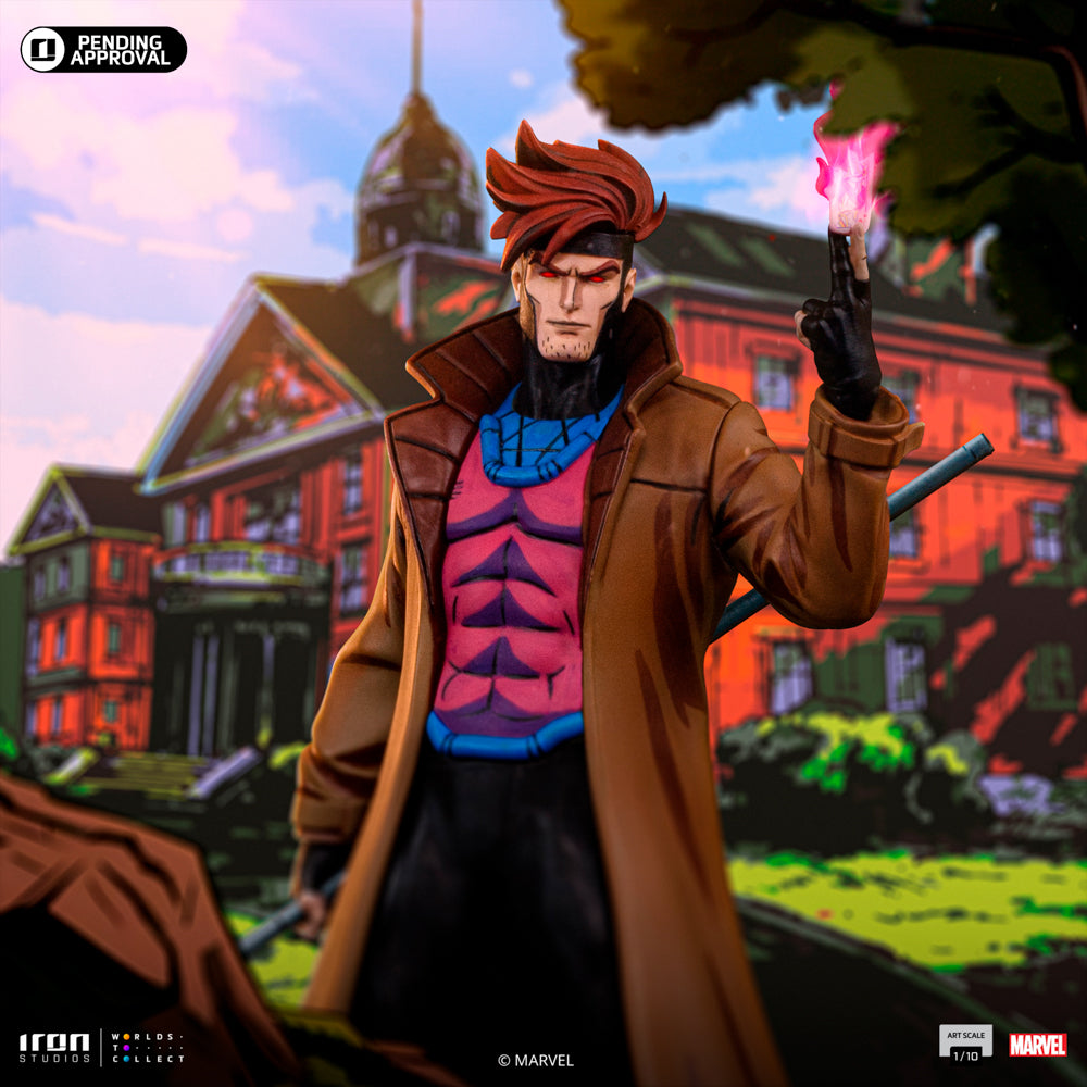 Estátua Gambit - X-men 97 - Art Scale 1/10 - Iron Studios