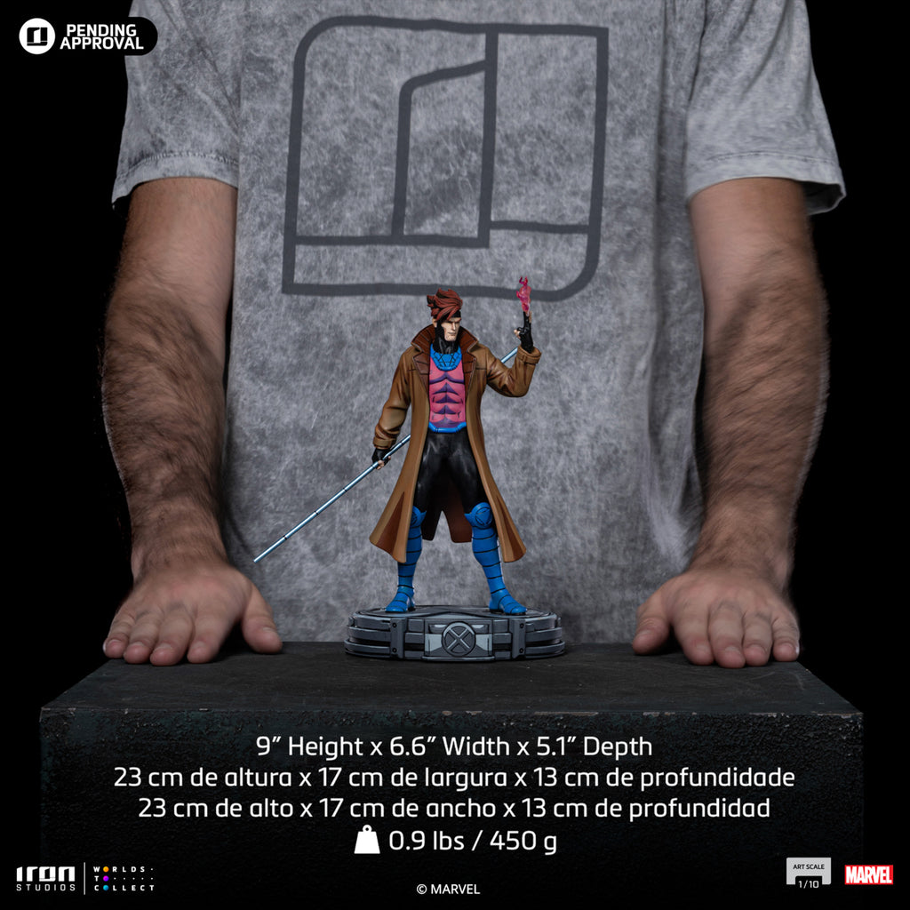 Estátua Gambit - X-men 97 - Art Scale 1/10 - Iron Studios