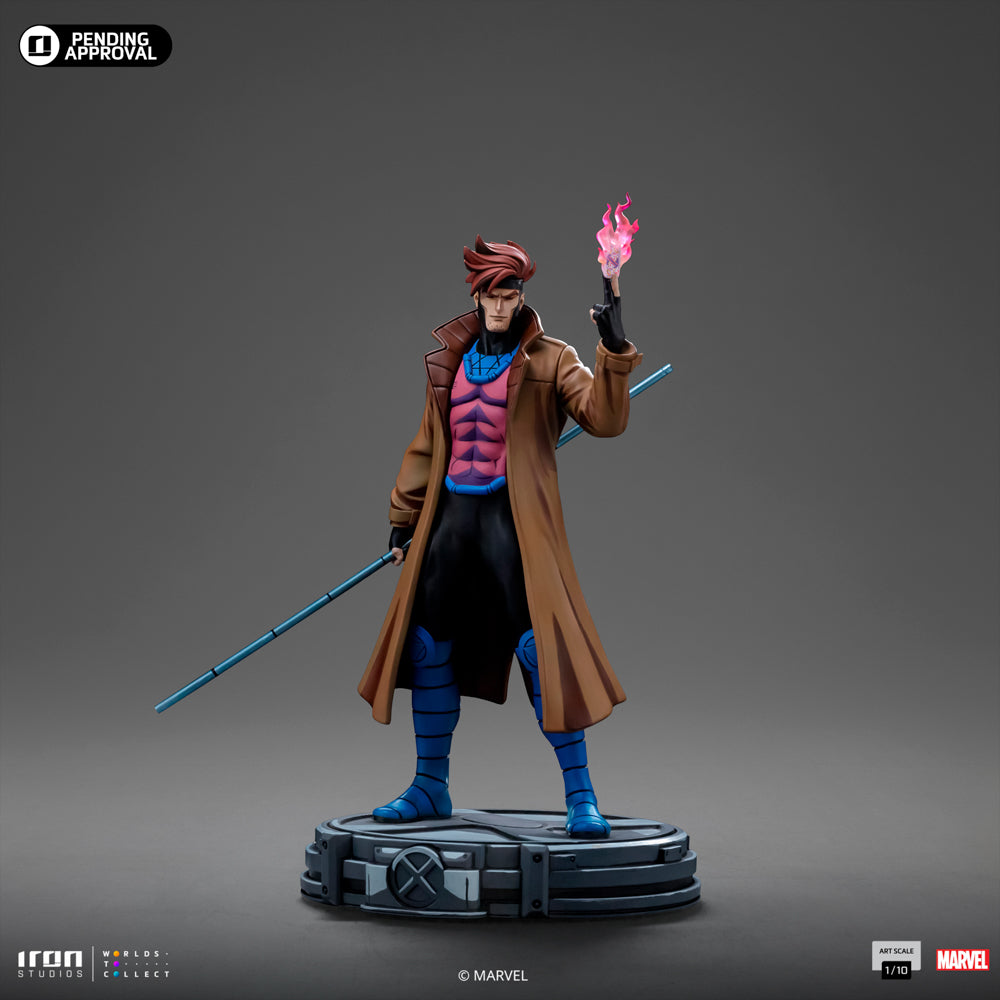 Estátua Gambit - X-men 97 - Art Scale 1/10 - Iron Studios