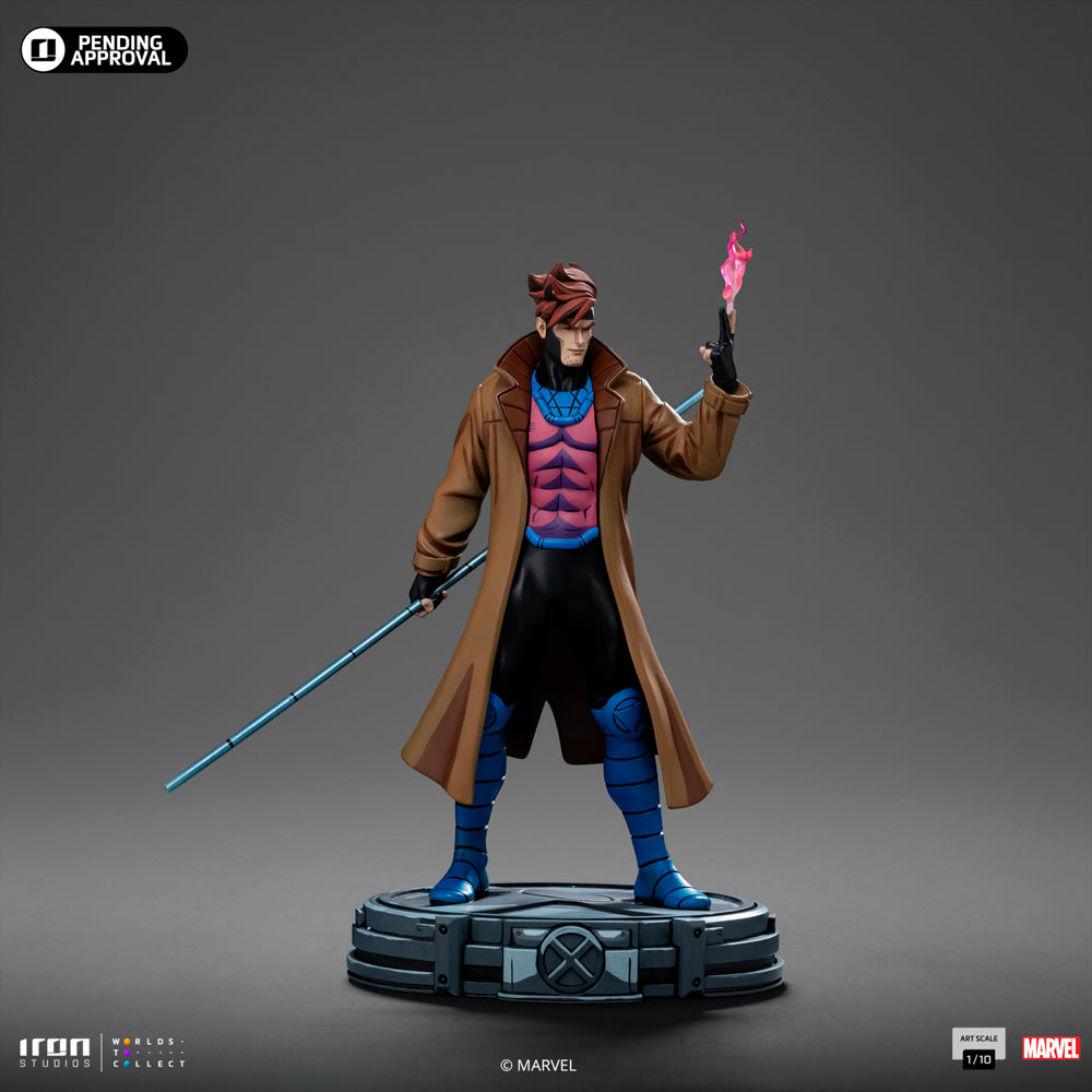 Estátua Gambit - X-men 97 - Art Scale 1/10 - Iron Studios
