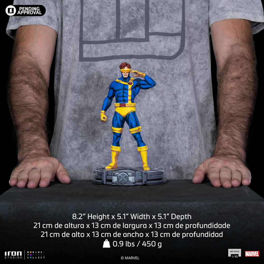 Estátua Ciclope - X-men 97 - Art Scale 1/10 - Iron Studios – Iron