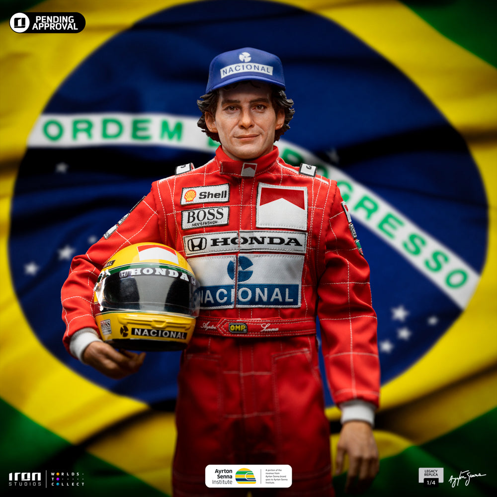 Estátua Ayrton Senna - Ayrton Senna - Legacy Replica 1/4 - Iron Studios