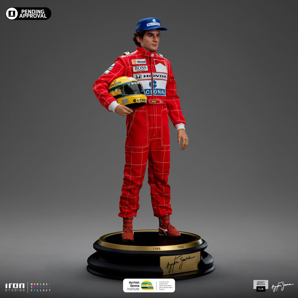 Estátua Ayrton Senna - Ayrton Senna - Legacy Replica 1/4 - Iron Studios