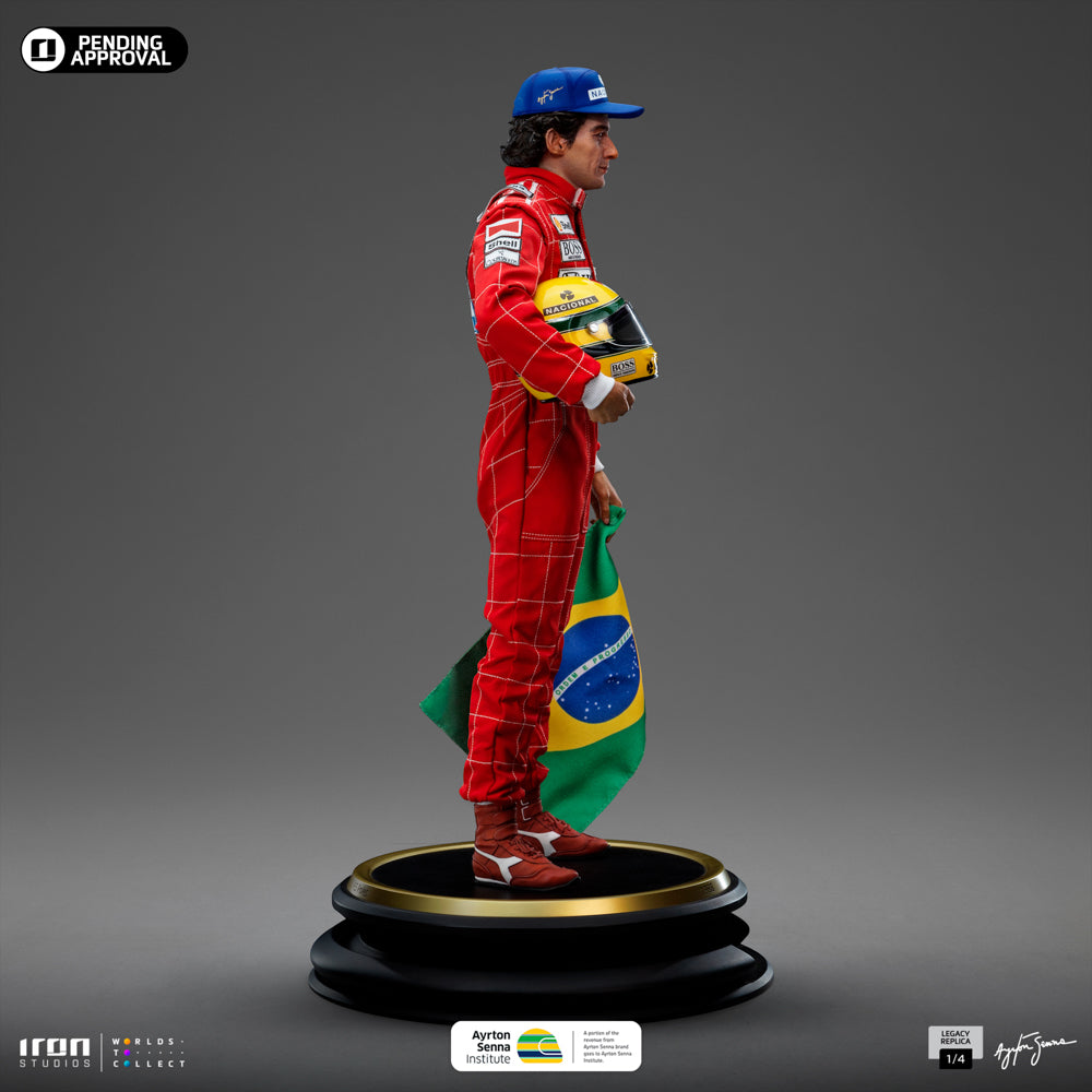 Estátua Ayrton Senna - Ayrton Senna - Legacy Replica 1/4 - Iron Studios