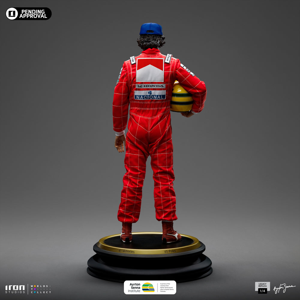Ayrton Senna フィギュア レッド Estátua Ayrton Senna - Ayrton Senna - Legacy Replica 1/4 - Iron