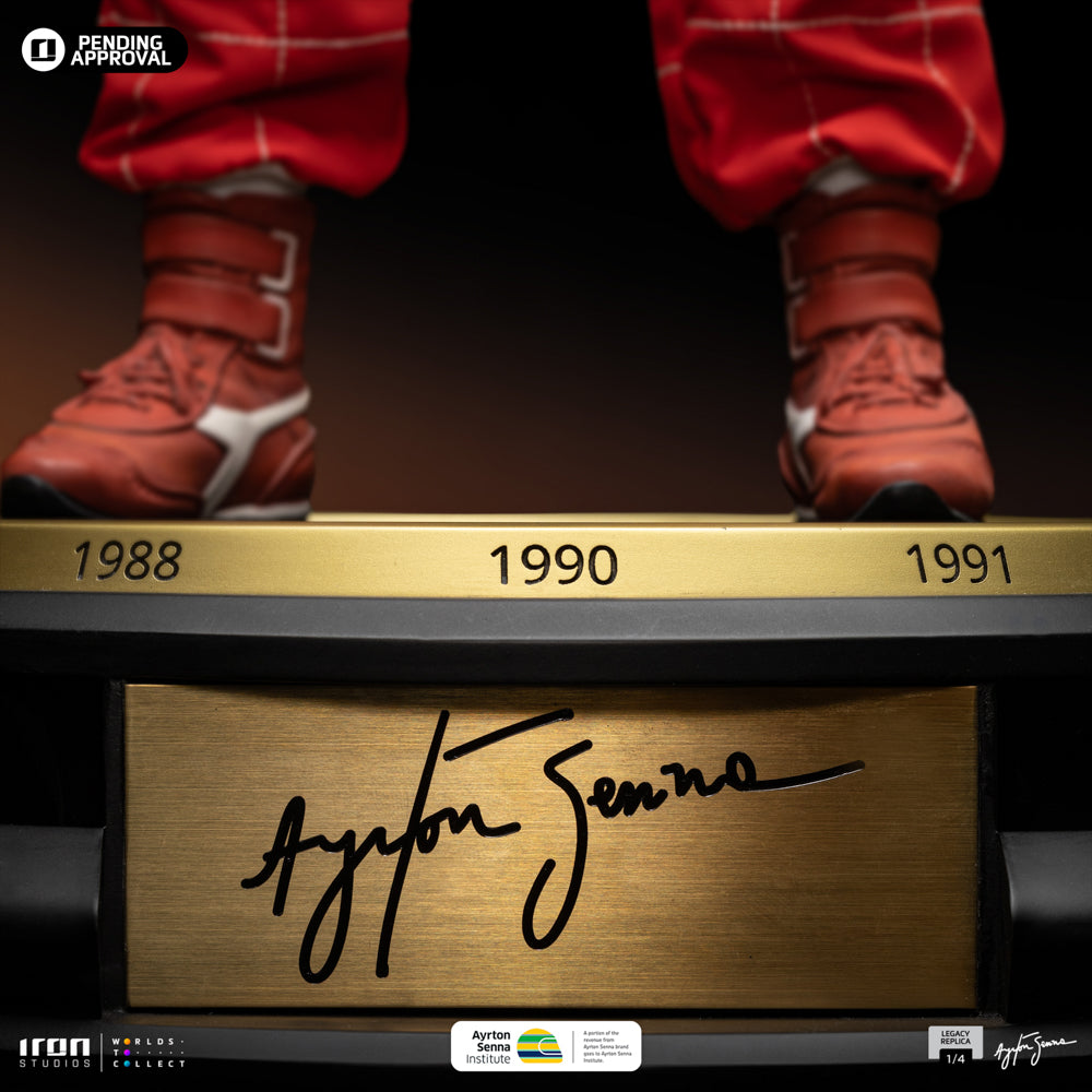 Estátua Ayrton Senna - Ayrton Senna - Legacy Replica 1/4 - Iron Studios